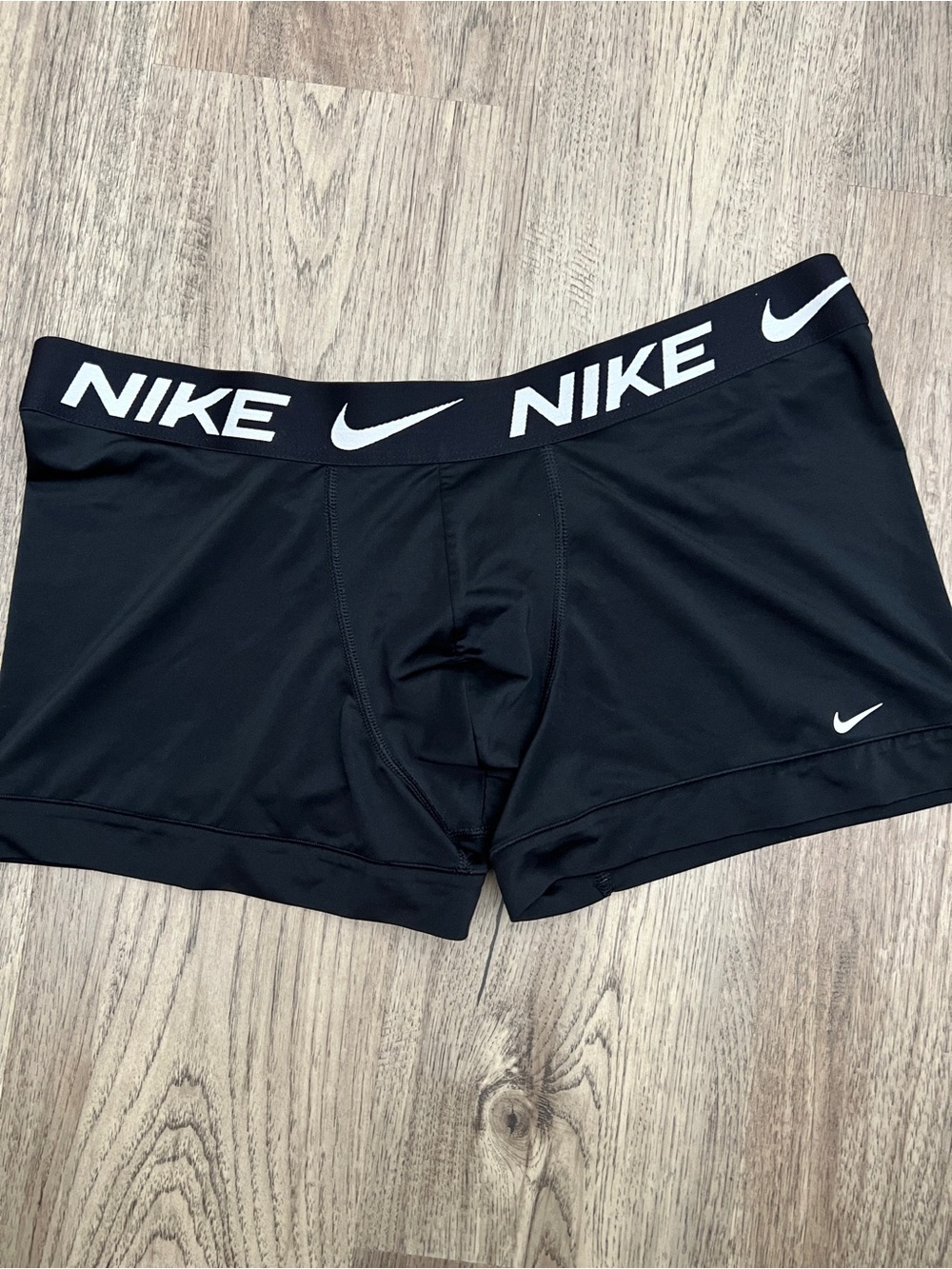 Nike Black Boxer Briefs with White Branded Waistband